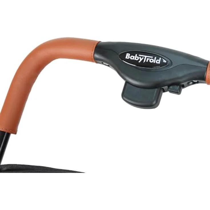 Babytrold Easy Go Buggy, verstellbar, bis 22 kg, Schwarz, mit Netz & Korb, verstellbarer Fußstütze, leicht und kompakt faltbar – Bild 12
