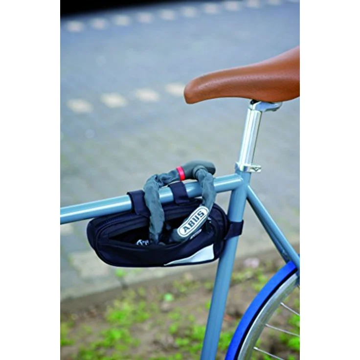 ABUS Fahrradtasche Oryde ST 2200 - Rahmentasche mit Klettbandverschluss - 255 mm x 50 mm - 1,2 Liter Fassungsvermögen, Schwarz – Bild 5