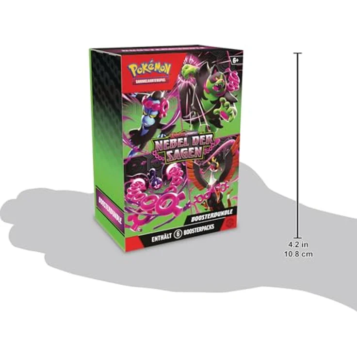 The Pokemon Company Pokémon Boosterbundle Karmesin & Purpur – Nebel der Sagen, 6 Boosterpacks mit jeweils 10 zufälligen Karten – Bild 3