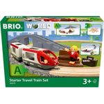 BRIO® Spielzeug-Zug Holzzug BRIO Reisezug Starter Set A, FSC® - schützt Wald - weltweit