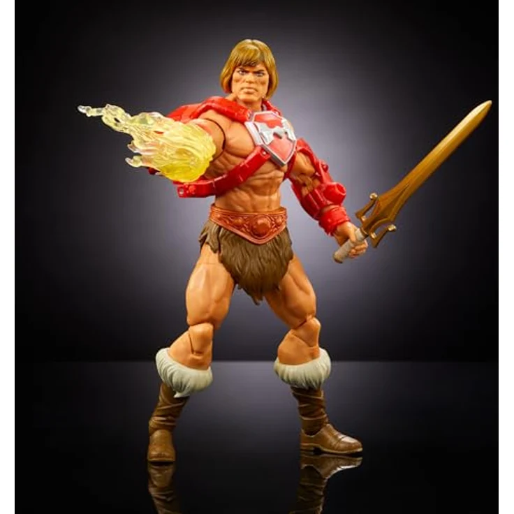 Mattel Masters of the Universe: New Eternia Masterverse Actionfigur Thunder Punch He-Man, 18 cm, mit 30 Bewegungspunkten und Zubehör – Bild 4