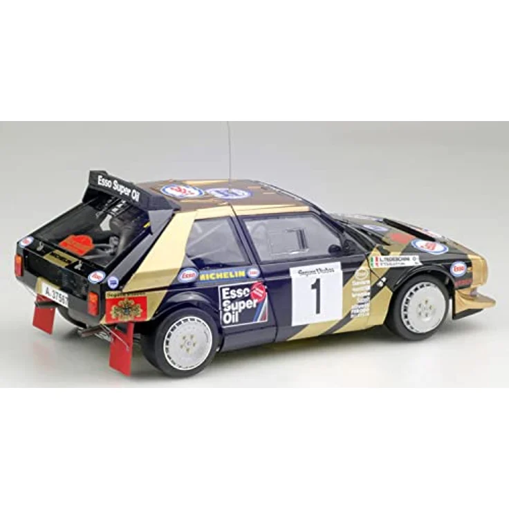 Beemax Lancia Delta S4 Catalunya Rally 1986, Modellbausatz im Maßstab 1:24 mit detaillierten Kunststoffteilen und originalgetreuen Abziehbildern – Bild 2