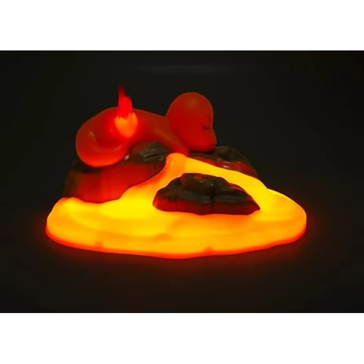 Teknofun Pokemon - Chamander LED Sammelfigur mit leuchtender Szenerie – Bild 5