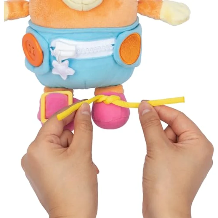 Moose Spectron Bluey Baby-Bingo-Kleid und Plüschtier, 25 cm groß mit Windel, Reißverschluss, Schnalle und Schuhschnürsenkeln – Bild 5