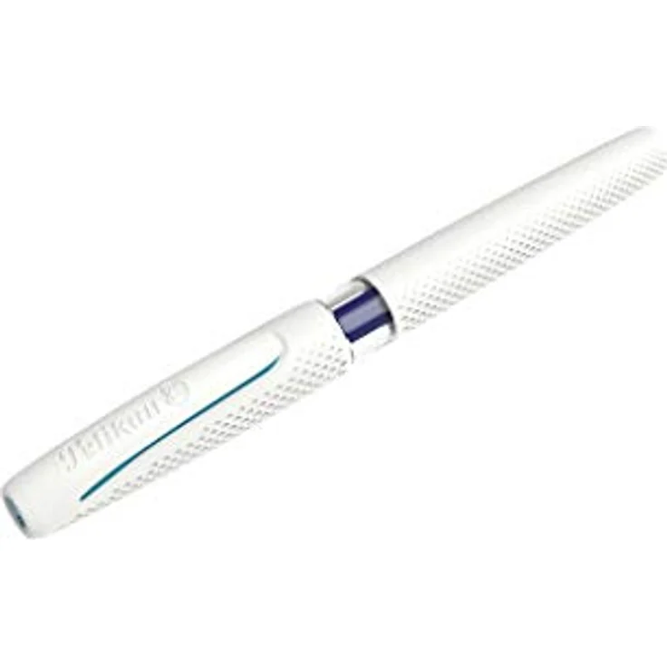 Pelikan Füller ilo für Rechtshänder und Linkshänder, Weiß, Patronenfüller mit extra geringem Gewicht, Feder M, 817868 – Bild 2