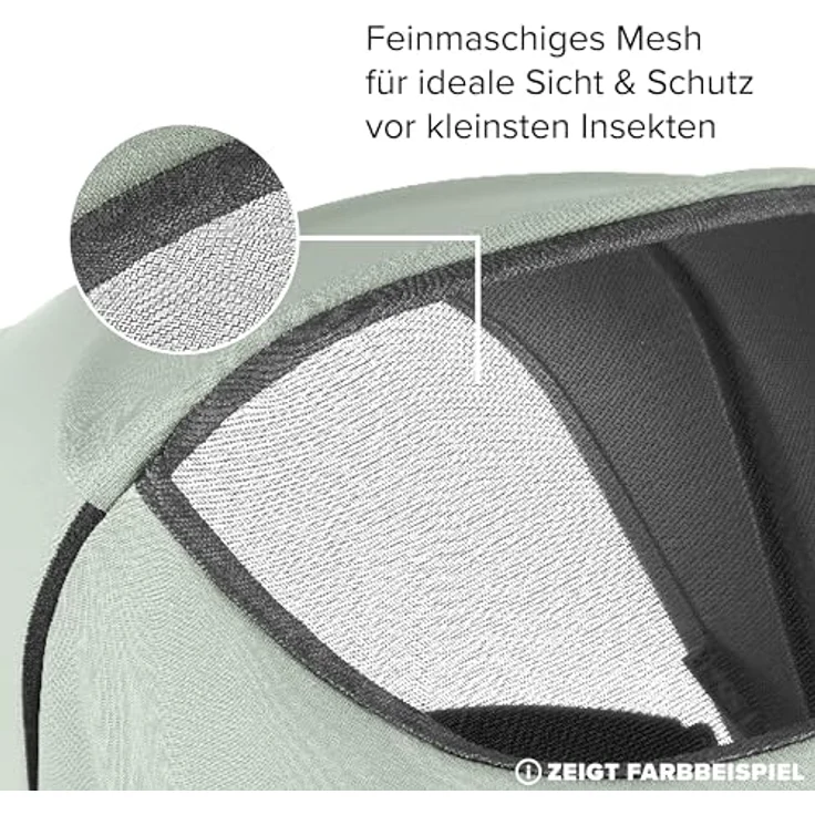 ABC Design Kinderwagen Samba – Kompakter All-Terrain Kinderwagen für Babys & Kleinkinder – inkl. Buggy Sportsitz, Luftkammerräder & höhenverstellbarer Schieber – Babywanne optional (grain) – Bild 5