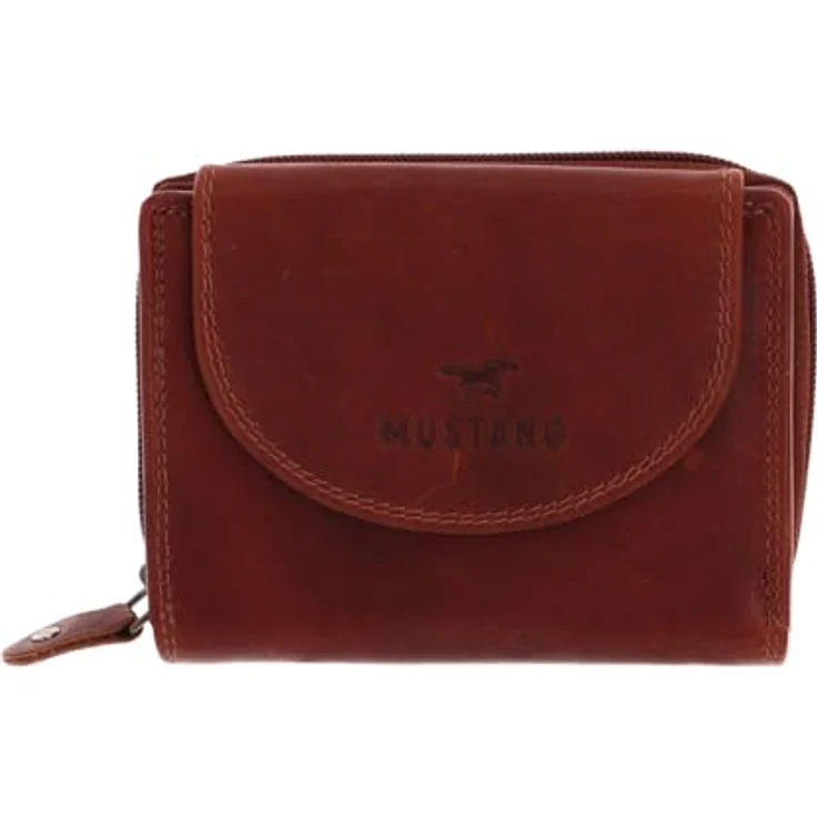 MUSTANG Geldbörse Udine leather wallet top opening, im praktischen Format, braun – Bild 6