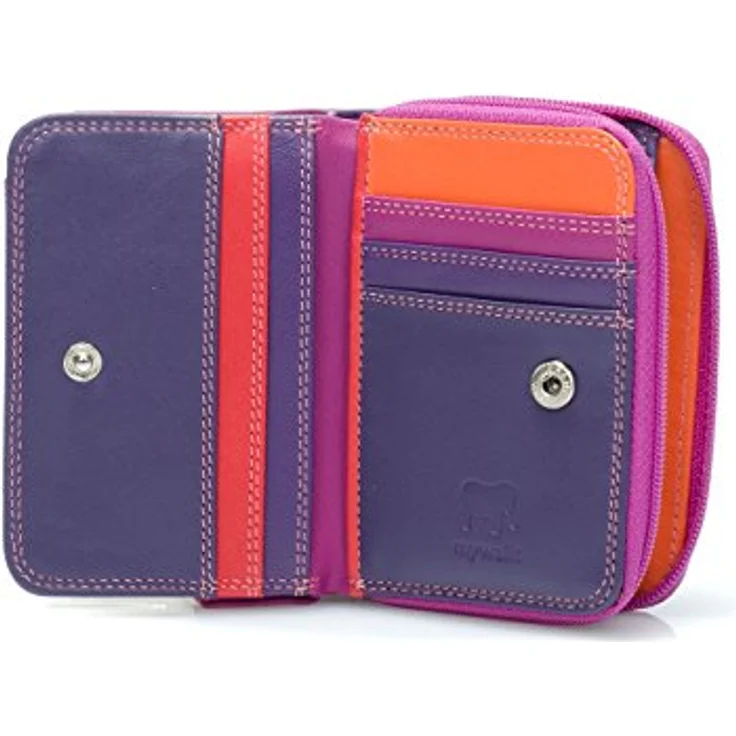 Mywalit Small Wallet, Leder Geldbörse 10 cm, pink, 100% Leder, 8 cm x 10 cm x 3 cm, für Kinder – Bild 3