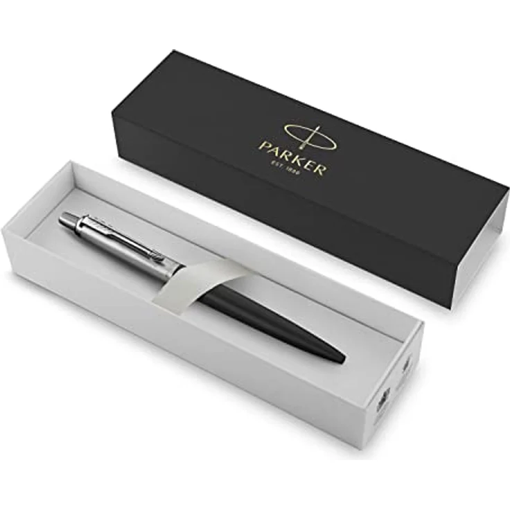 Parker Pen IM Dark Espresso C.C., hochwertiger Schreibstift mit stabiler Edelstahlfeder, Anthrazit – Bild 2