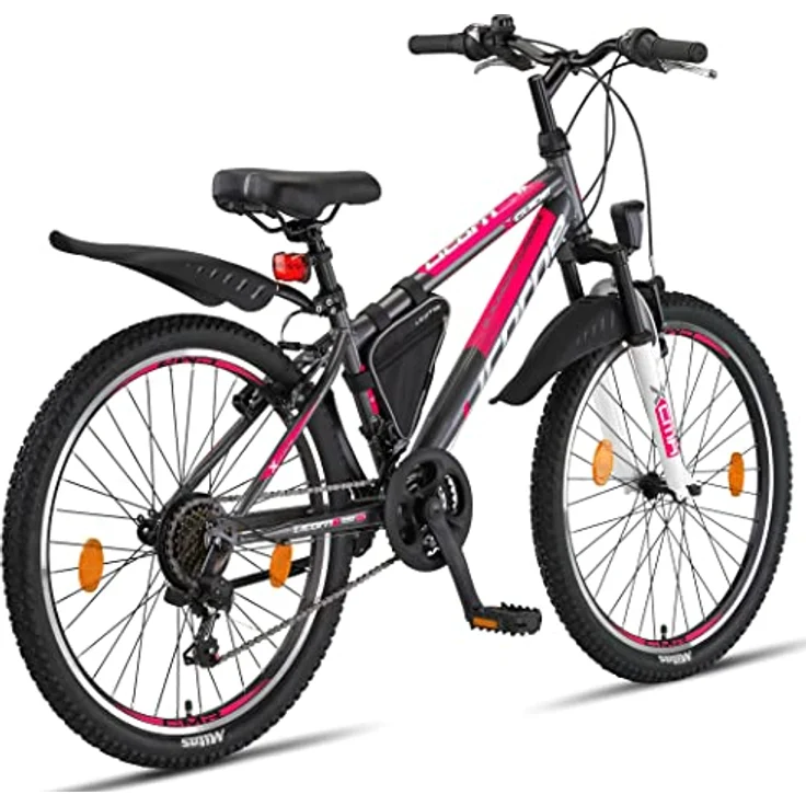 Licorne Bike Guide Premium Mountainbike in 20 24 26 Zoll Fahrrad für Mädchen Jungen Herren und Damen - 21 Gang Schaltung (bei 20 Zoll 18 Gänge) – Bild 4