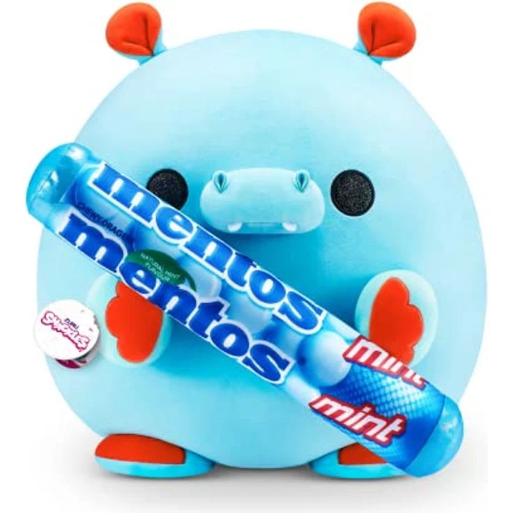 Snackles groß Hugh, Nilpferd (Mentos) ZURU, 35 cm großen Plüschtier (Nilpferd) – Bild 1