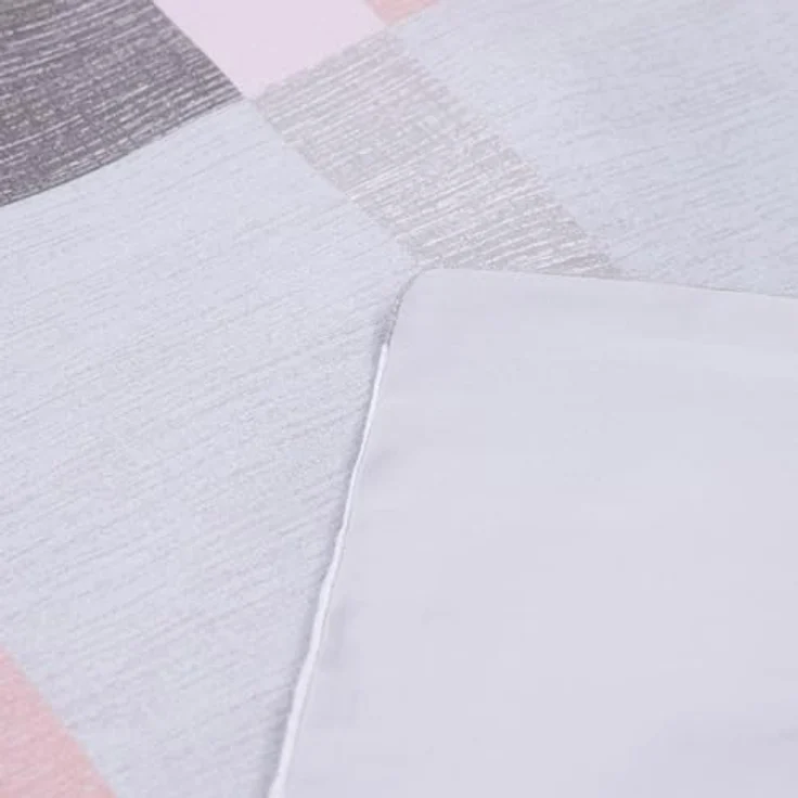 Sansibar Bettwäsche Cliff (2 TLG), Sylt, 135x200 cm, Baumwolle, hautfreundlich, pflegeleicht, Karo-Muster (Rosa) – Bild 2