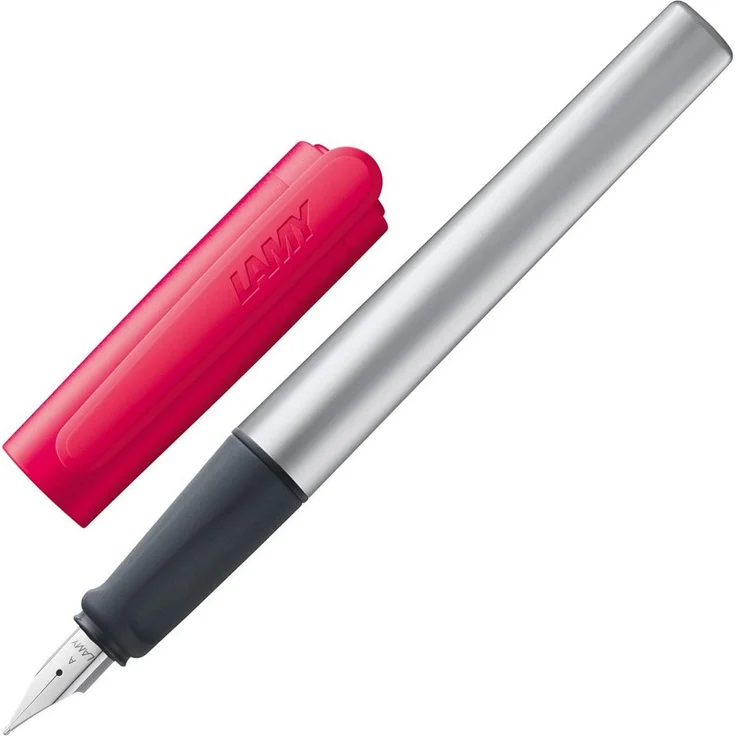 LAMY Füller nexx 063 Crimson ROT Stärke A, eleganter Füllhalter aus Aluminium – Bild 1