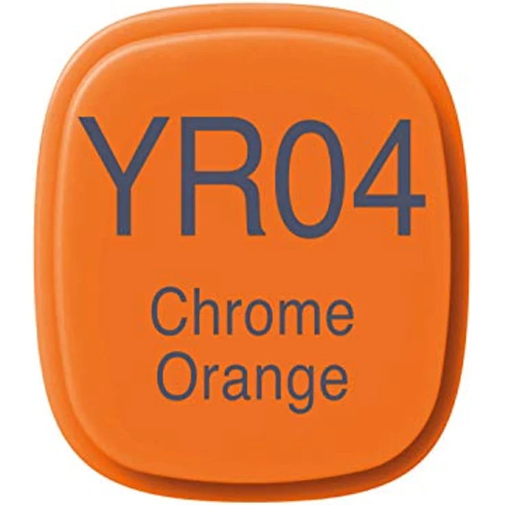 Copic Classic Marker YR - 04, Chrome Orange, professioneller Layoutmarker mit breiter und feiner Spitze, schnelltrocknend – Bild 3