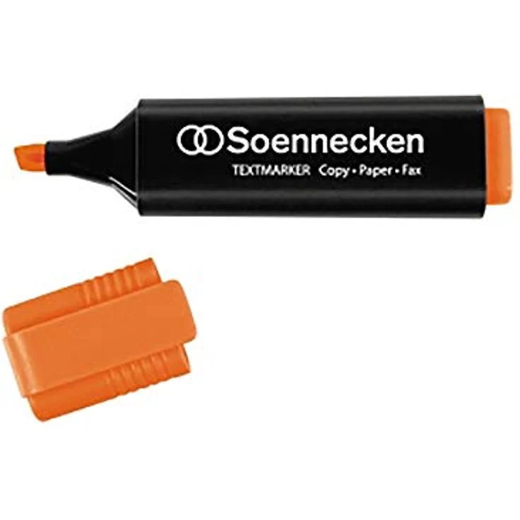 Soennecken Textmarker 3396 2-5mm Keilspitze orange – Bild 1