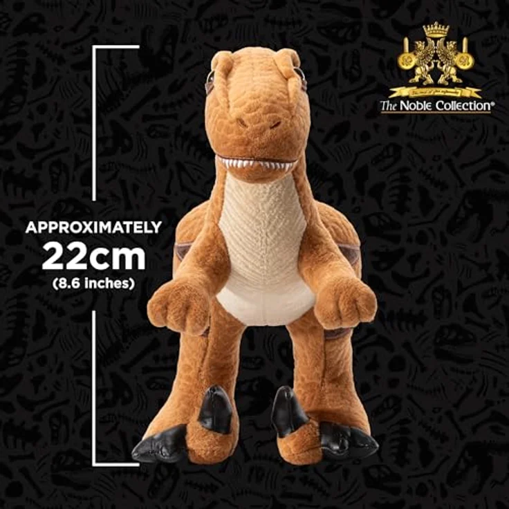 The Noble Collection Jurassic Park Collector Plüsch Velociraptor, Premium-Qualität, 25,4 cm hoch, Sammelstück, mehrere Stile – Bild 2