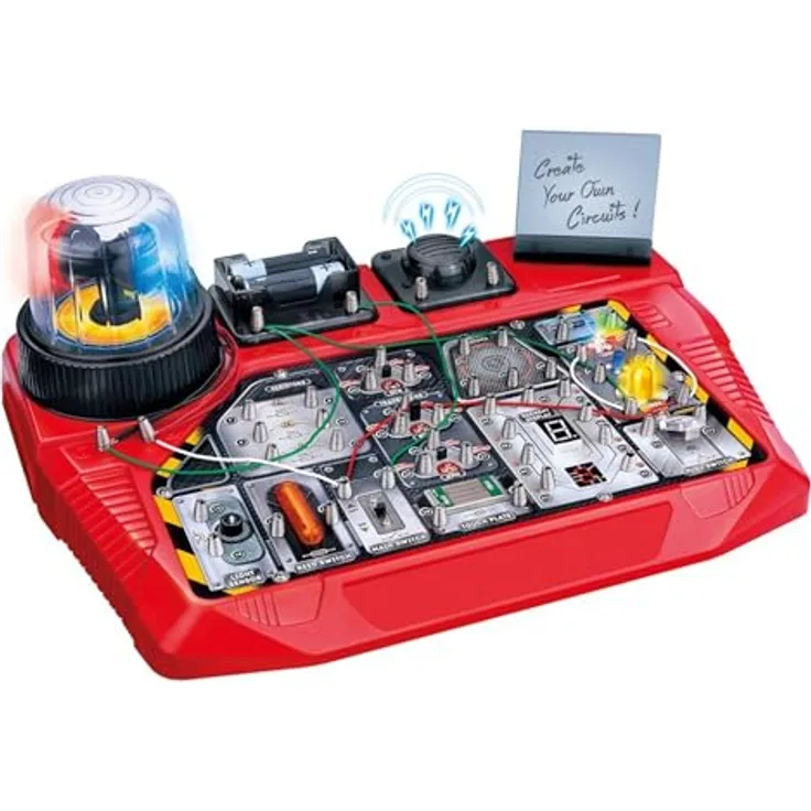 Velleman Elektronik-Projektset für Kinder ab 8 Jahren, 50 spannende Experimente, Sicherheitsdesign, fördert STEM-Lernen und Problemlösungsfähigkeiten