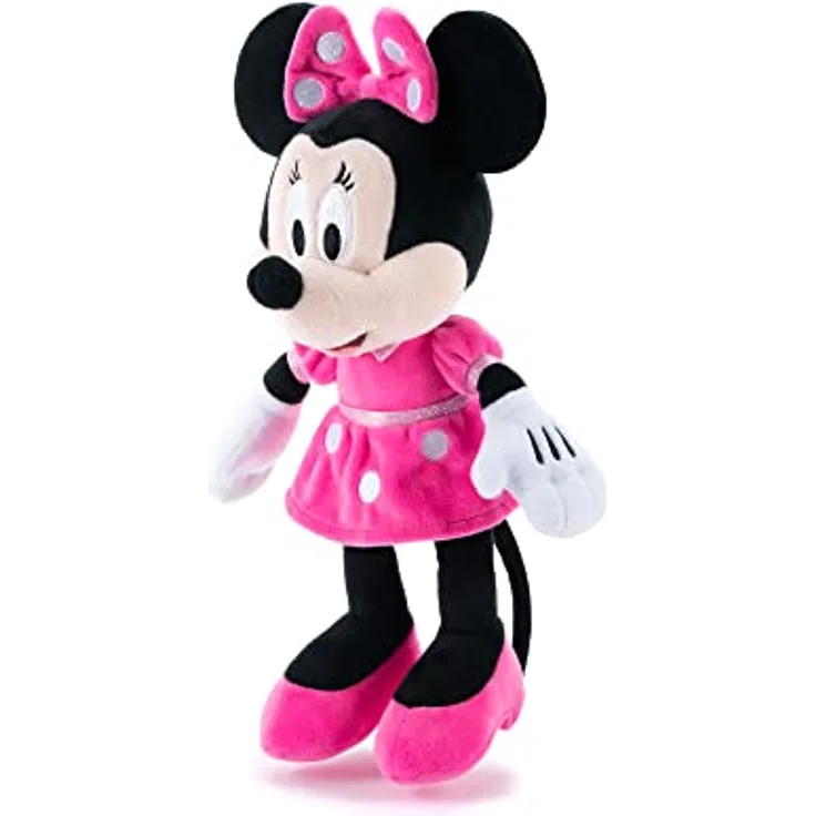 Disney Minnie Mouse Kuscheltier Set mit rosa Kleid, 43 cm, ab 0 Monaten