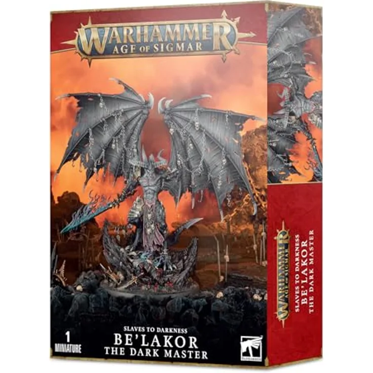 Games Workshop Warhammer 40k & AoS - Chaos Daemons Be'Lakor The Dark Master, Sammelfigur 170 mm hoch, mehrteiliges Plastikset mit 85 Komponenten