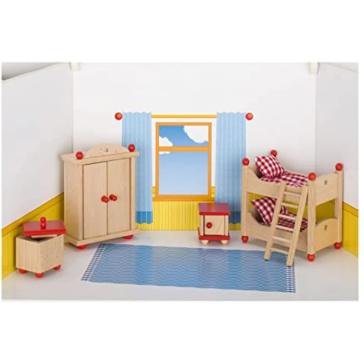 Goki 51953 - Puppenmöbel Kinderzimmer – Bild 5