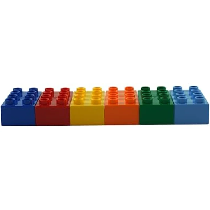 Stein-Experte Lego® DUPLO® 60 Steine Bunt Gemischt - 20 2x4 Steine und 40 2x2 Steine, Kreatives Spielvergnügen für Kleinkinder ab 1,5 Jahren – Bild 2
