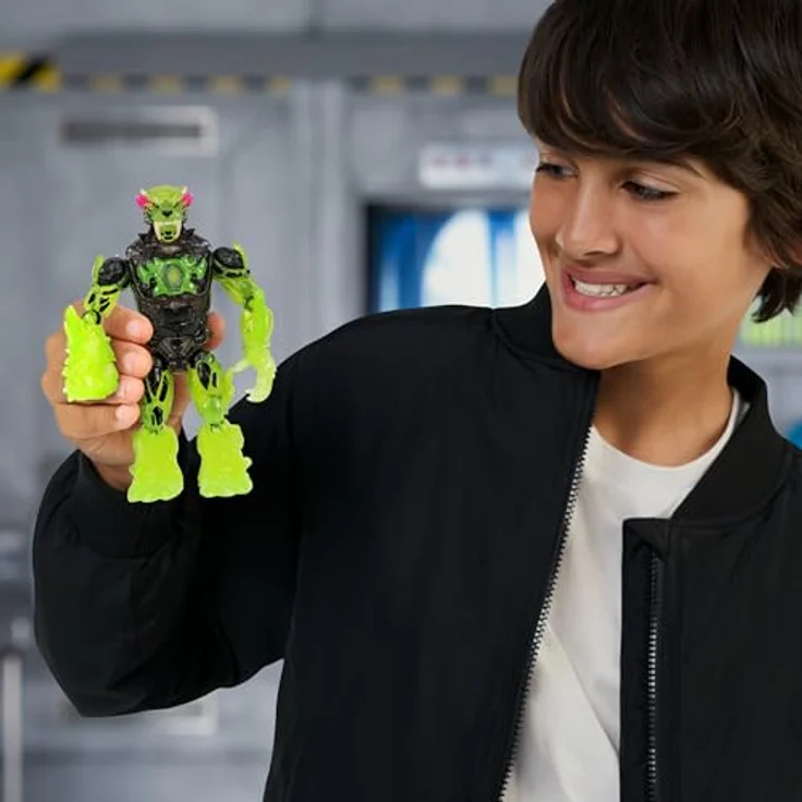 MRBEAST LAB Hyper Fusion Mutators Atomic Earth Panther, Sammelfigur mit 20 beweglichen Gelenken, experimentieren und enthüllen, 14 cm groß – Bild 5