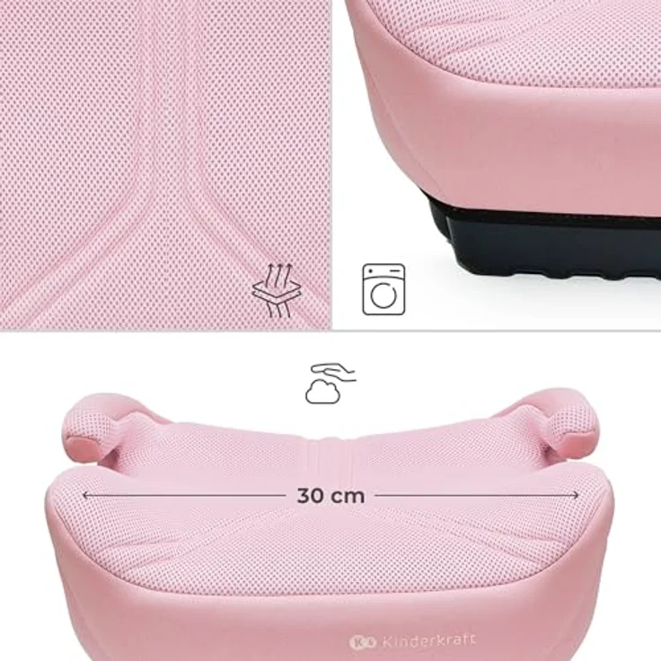 KinderKraft I-Boost 2 Pro, Kindersitz Autositz für Kinder, Pink – Bild 3