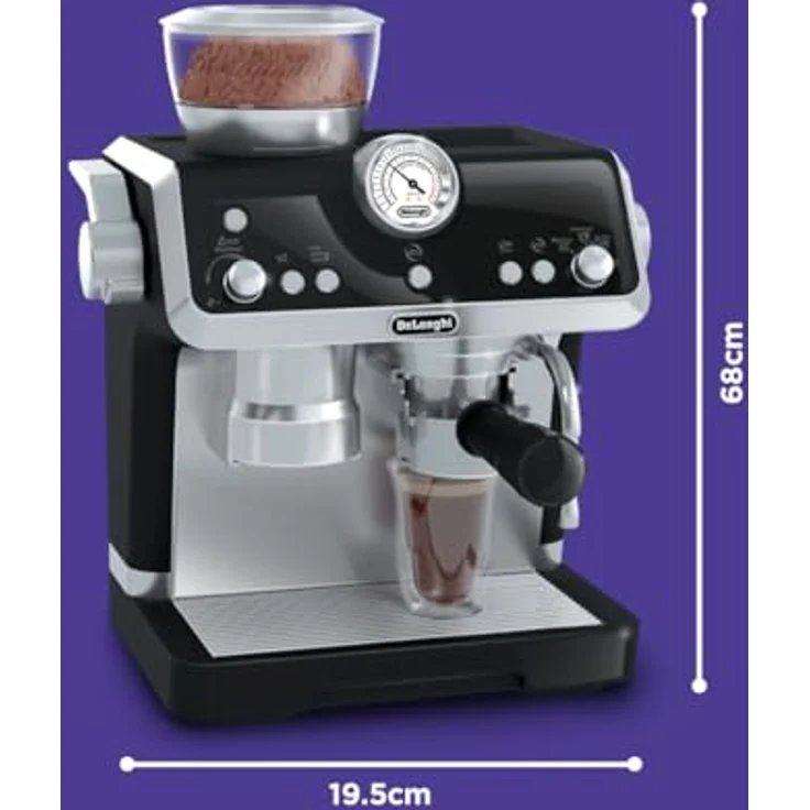 Casdon DeLonghi Barista Kaffeemaschine für Kinder, mit Soundeffekten und Zubehör, ab 3 Jahren – Bild 7
