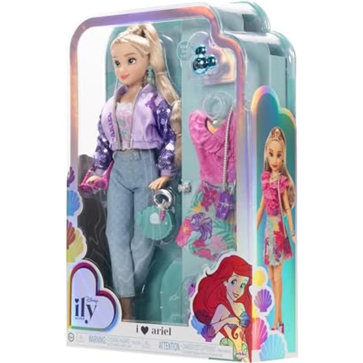 Jakks Pacific Disney ily 4EVER Arielle Puppe, ca. 29 cm, Ankleidepuppe – Bild 9