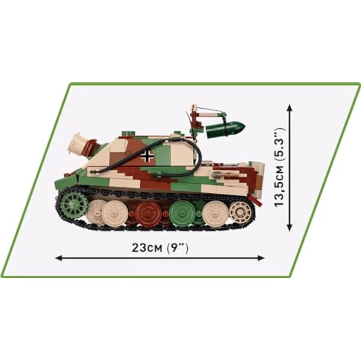 COBI 2585 Sturmmörser Tiger STURMTIGER, Klemmbausteine von COBI – Bild 3