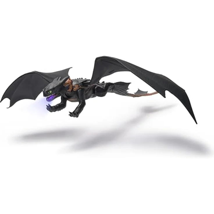 DreamWorks Dragons Plasma Blast Ohnezahn, 51 cm Drachenfigur mit Licht- und Soundeffekten für Kinder ab 4 Jahren – Bild 3