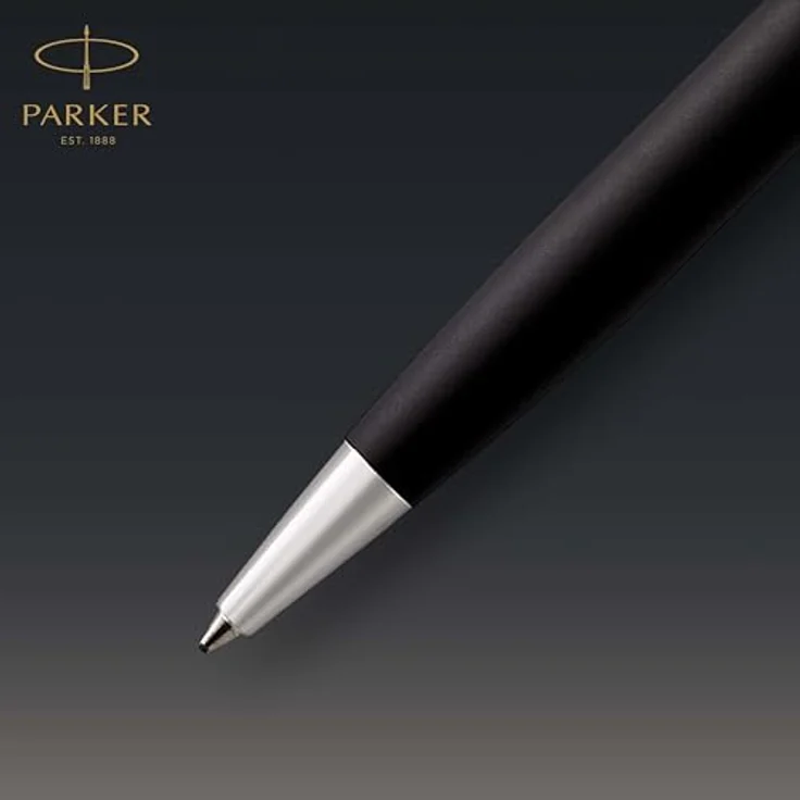 Parker Pen Sonnet, Füllfederhalter in Schwarz und Silver, elegantes Design und höchste Qualität – Bild 4