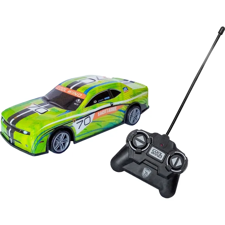 Toi-Toys RC-Auto RC Rally Auto 20cm ferngesteuert Modellauto Modell 66 (Grün/Blau - 70), Rennauto Rallyauto Fahrzeug Racer Spielzeugauto Geschenk Kinder
