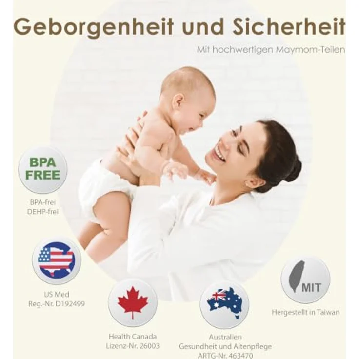 Maymom MyFit Pano Brustschilde, 26 mm, kompatibel mit Medela Pumpen, 2er Pack, BPA/DEHP-frei – Bild 4
