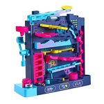 TOMY Games Screwball Scramble Level Up - Vertikale Hindernisbahn Murmelbahn - Logik und Hand-Augen-Koordination Puzzle Brettspiel - Lernspielzeug für Kinder ab 5 Jahren