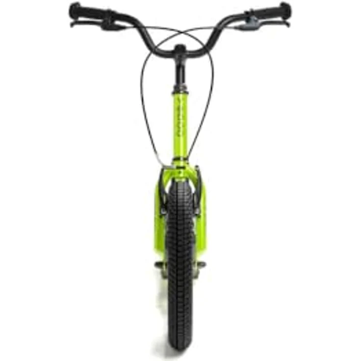 Yedoo Wzoom Kinder Tretroller, Höhenverstellbar, 16/12 Zoll Luftreifen, für Kinder ab 6 Jahren, Limette – Bild 2