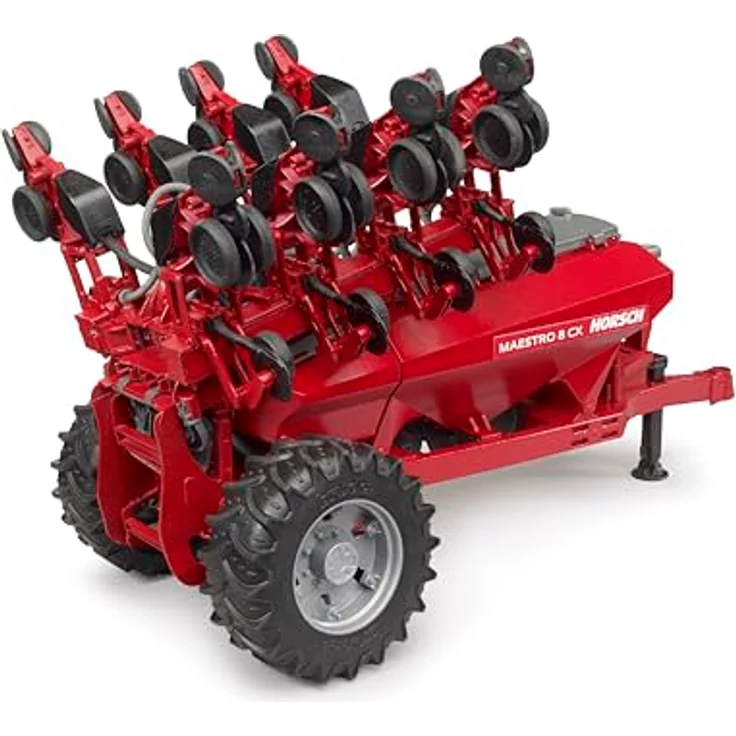 Bruder Horsch Einzelkornsämaschine Maestro CX, landwirtschaftliches Spielzeug mit faltbarem Scharanbau und befüllbarem Tank – Bild 4