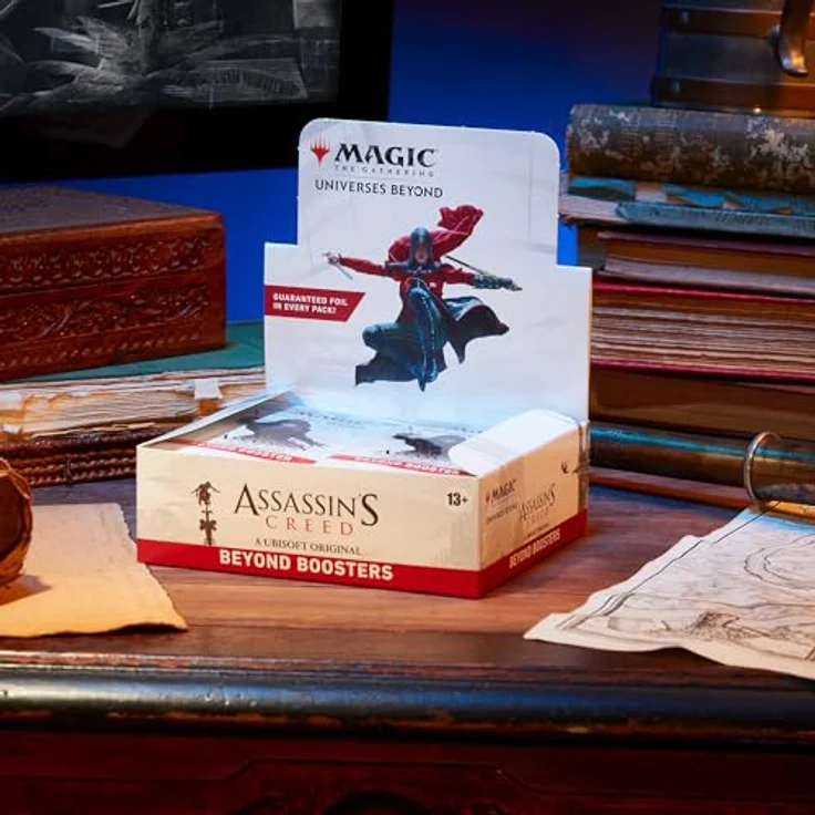 Wizards of the Coast Magic the Gathering Universes Beyond: Assassin's Creed Beyond-Booster Display (24) English, 24 Booster Packs, 7 Cards Per Pack – Bild 2