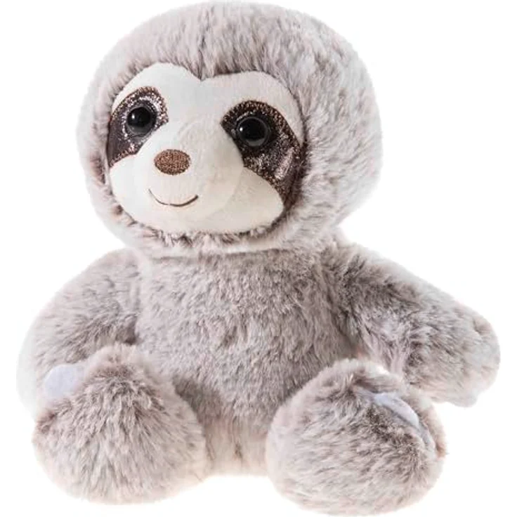 Heunec® Kuscheltier Faultier, braun-meliert, 16 cm, aus recyceltem Material, plüschig und gemütlich – Bild 2