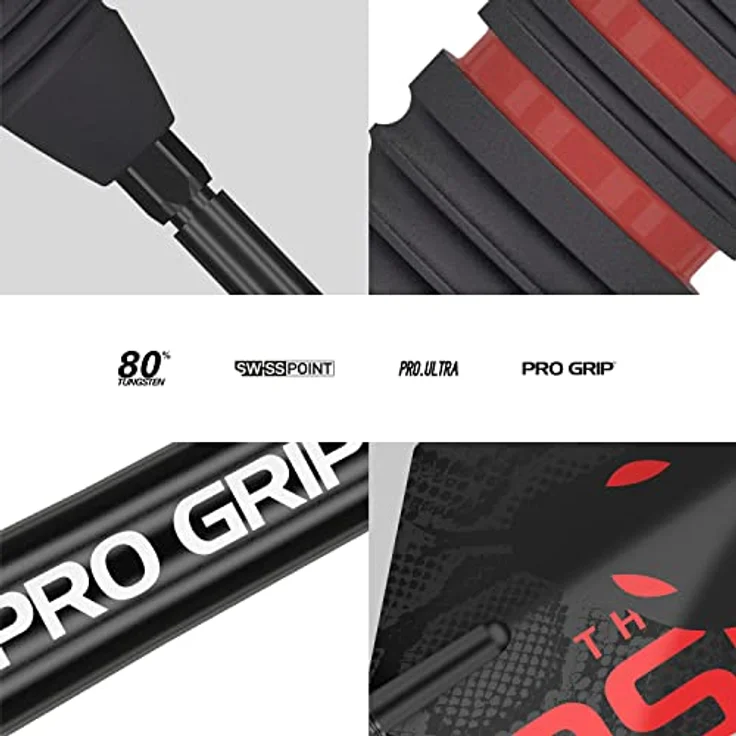 Target Darts Nathan Aspinall Die Asp Schwarz 22G 80% Wolfram Schweizer Punkt Stahlspitze Darts Set – Bild 5