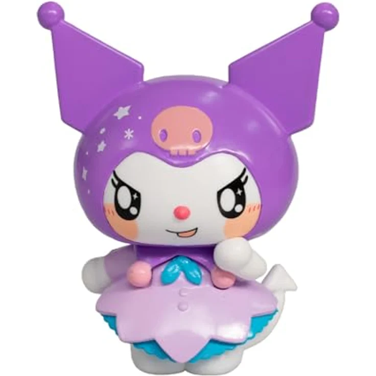 Comansi Kuromi Sammelfigur mit 5 exklusivem Hello Kitty und Friends Zubehör, ca. 6 cm, Kawaii Design – Bild 2