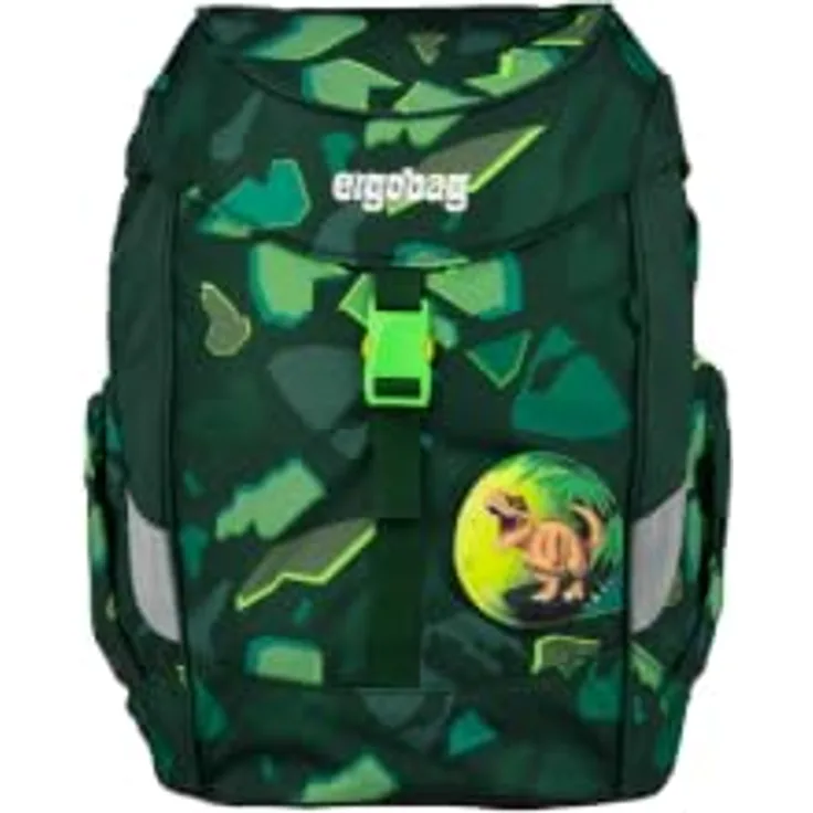 ergobag Schulranzen Kinderrucksack DinosauriBär, ergonomisch, leichtes Polyester, 500 g, für Kindergarten und Freizeit