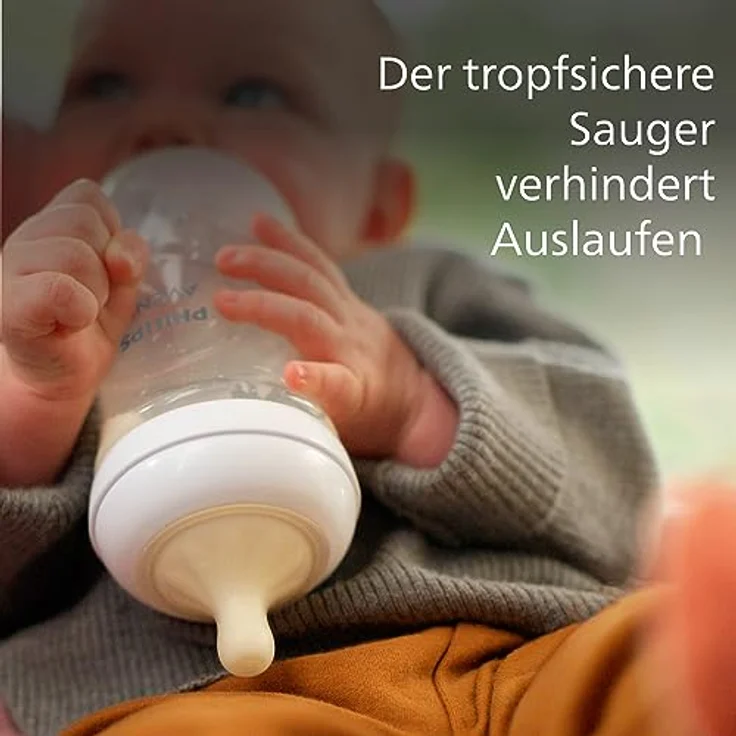 Philips Avent Natural Response Glas-Geschenkset für Neugeborene – 3 x 120 ml und 2 x 240 ml Babyflaschen, 2 x Philips Avent ultra soft Schnuller 0–6 Monate, Flaschenbürste, BPA-frei (Modell SCD879/11) – Bild 7