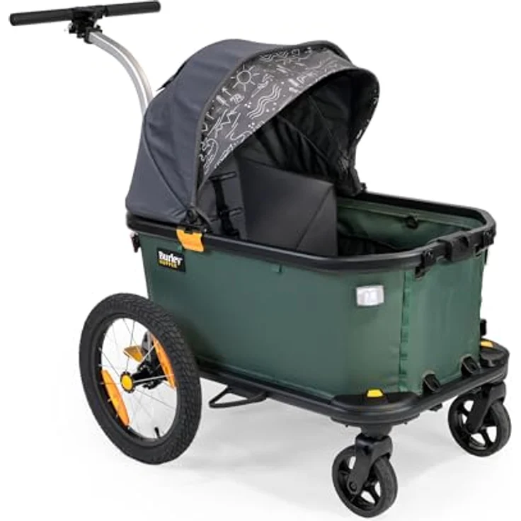 Burley, Sitzkit für Babys mit Sonnenschutz, kompatibel mit Burley Hopper – Bild 3
