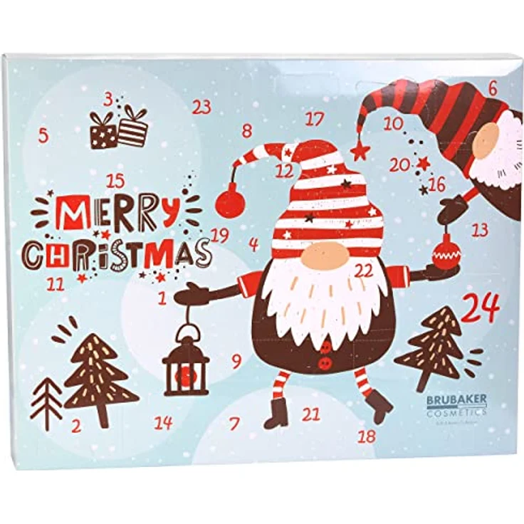 BRUBAKER Cosmetics Beauty Adventskalender XXL, 24x Körperpflege Produkte & Spa Accessoires, beerenfrischer Duft, für Frauen – Bild 2