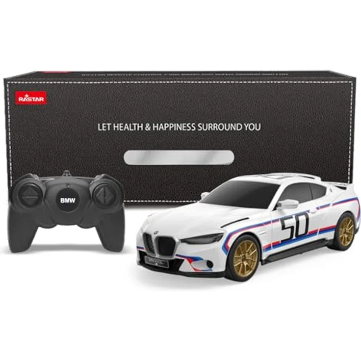 Samsung R/C 1:24 BMW 3.0 CSL, ferngesteuertes Modellauto in Weiß – Bild 9
