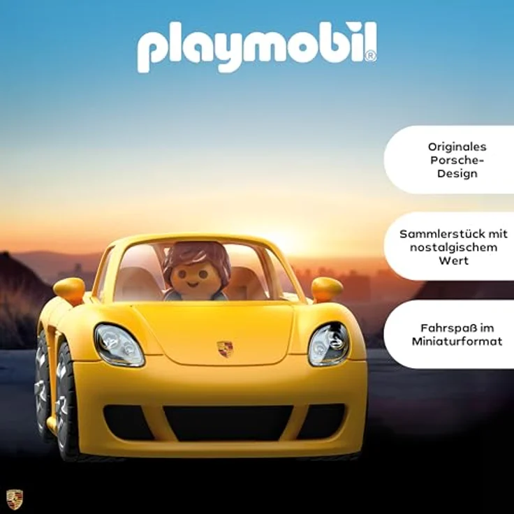 PLAYMOBIL Porsche Carrera GT, Modellauto mit Fahrer-Figur für Erwachsene & Kinder, detailgetreues Design, 71859 – Bild 3
