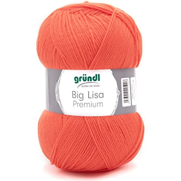Gründl Big Lisa Premium Häkelwolle, 665 m, 100% Polyacryl, ideal für Applikationen und Kleidungsstücke – Bild 2