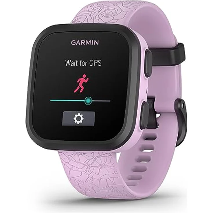Garmin Bounce Flieder/ Schwarz Smartwatch – Bild 5