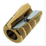 M R Anspitzer M+R Spitzer Messing Granate, hochwertiger Anspitzer für Bleistifte mit normal starkem Durchmesser